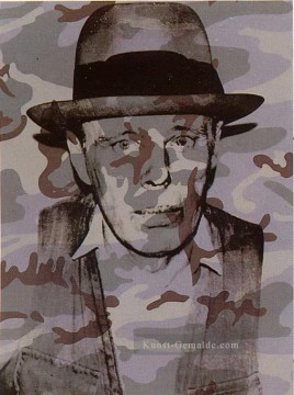 Joseph Beuys in Memoriam POP Künstler Ölgemälde